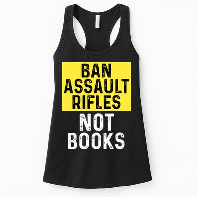Ban Assault Rifles Not Books Womens Tank Top