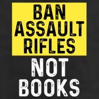 Ban Assault Rifles Not Books Golf Towel