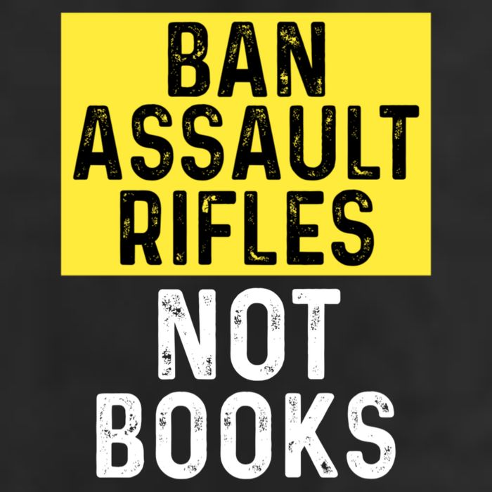 Ban Assault Rifles Not Books Golf Towel