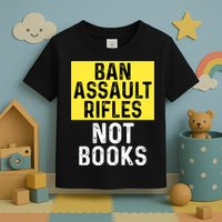 Ban Assault Rifles Not Books Toddler T-Shirt