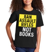 Ban Assault Rifles Not Books Kids T-Shirt