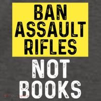 Ban Assault Rifles Not Books Vector Backpack