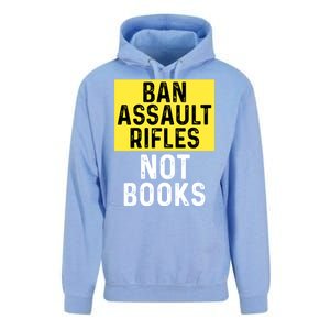 Ban Assault Rifles Not Books Unisex Surf Hoodie