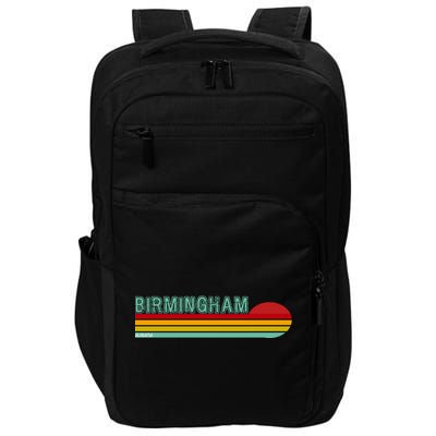 Birmingham Alabama Retro Sunset Impact Tech Backpack