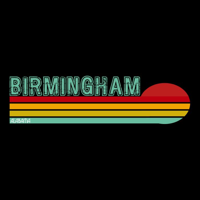 Birmingham Alabama Retro Sunset Impact Tech Backpack