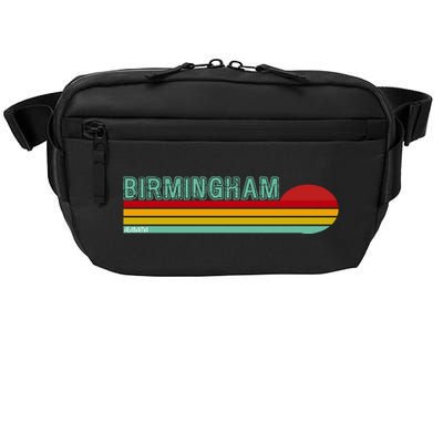 Birmingham Alabama Retro Sunset Crossbody Pack