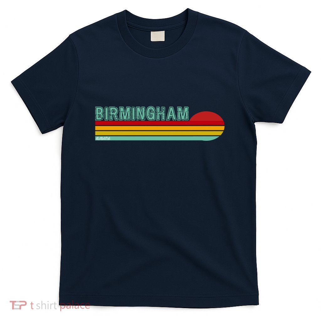 Birmingham Alabama Retro Sunset T-Shirt