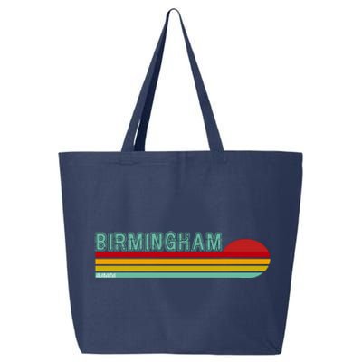 Birmingham Alabama Retro Sunset 25L Jumbo Tote