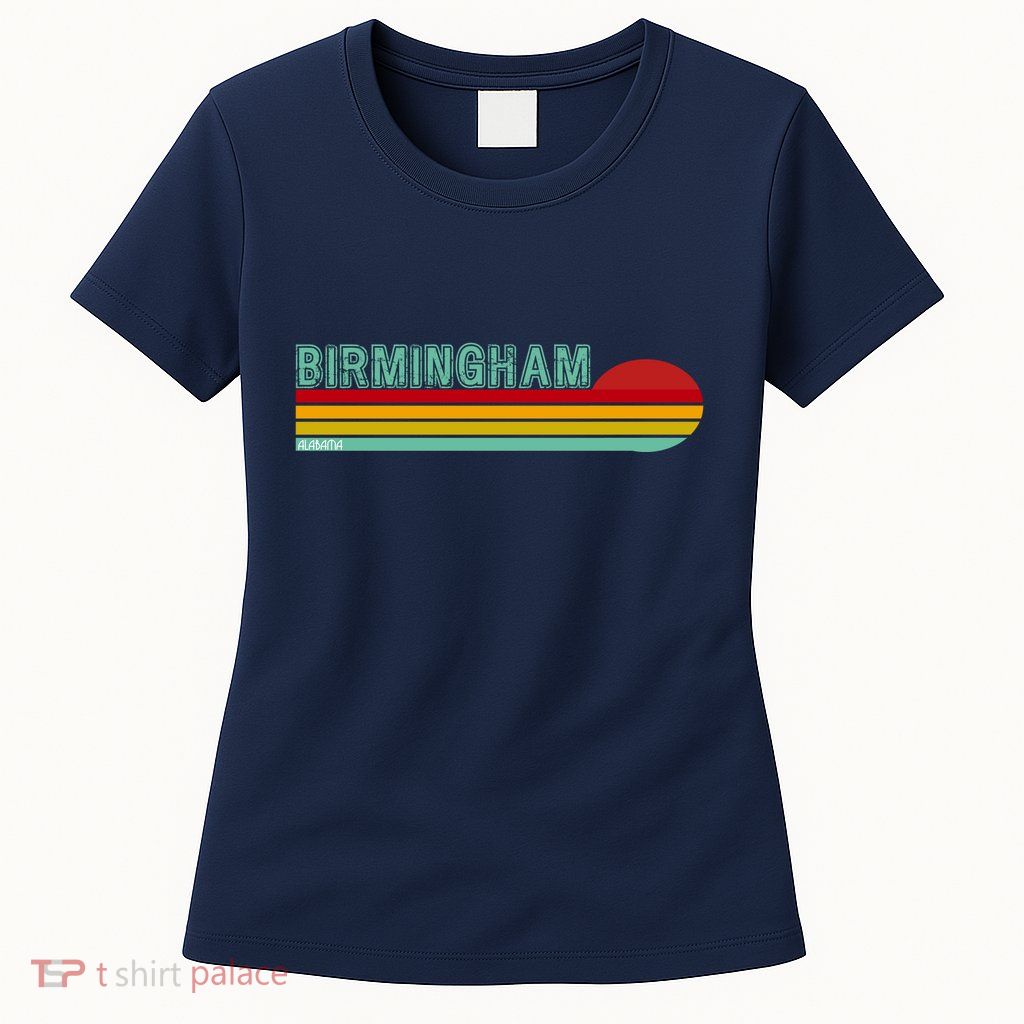 Birmingham Alabama Retro Sunset Women's T-Shirt