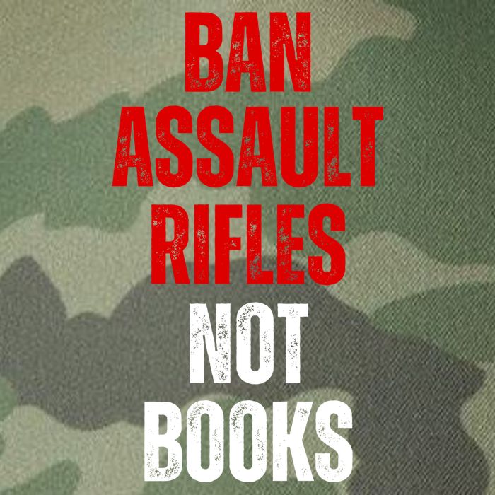 Ban Assault Rifles Not Books Legacy Tie Dye Trucker Hat