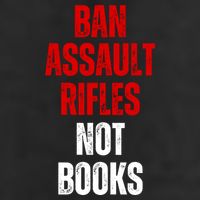 Ban Assault Rifles Not Books Golf Towel