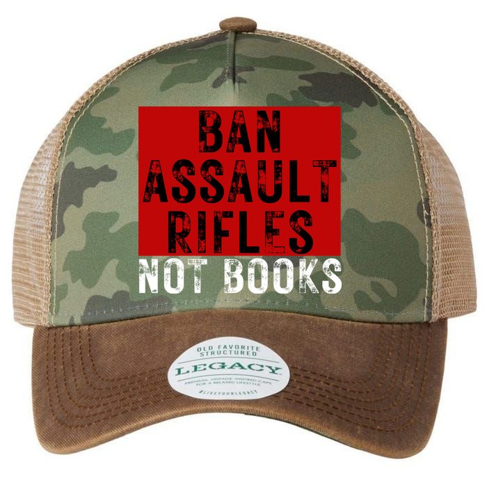 Ban Assault Rifles Not Books Legacy Tie Dye Trucker Hat