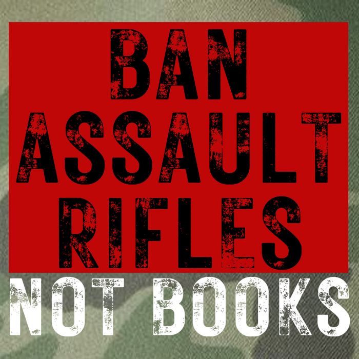 Ban Assault Rifles Not Books Legacy Tie Dye Trucker Hat