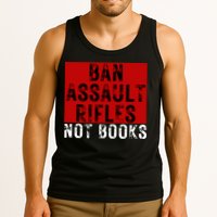 Ban Assault Rifles Not Books Tank Top