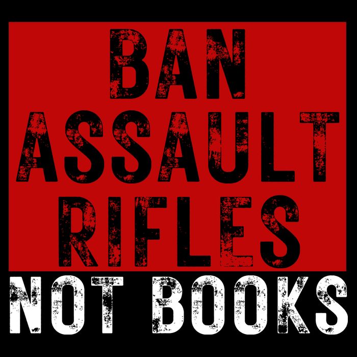 Ban Assault Rifles Not Books Tank Top