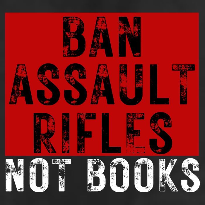 Ban Assault Rifles Not Books Golf Towel