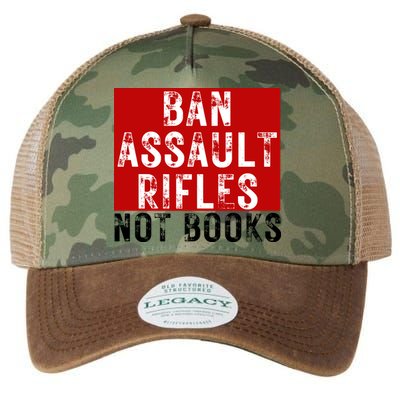 Ban Assault Rifles Not Books Legacy Tie Dye Trucker Hat