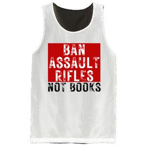 Ban Assault Rifles Not Books Mesh Reversible Basketball Jersey Tank