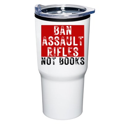 Ban Assault Rifles Not Books Tumbler