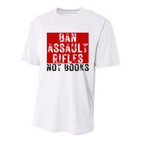 Ban Assault Rifles Not Books Youth Performance Sprint T-Shirt
