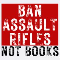 Ban Assault Rifles Not Books Youth Performance Sprint T-Shirt