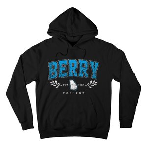 Berry Arch Retro College Athletic Sports Hoodie