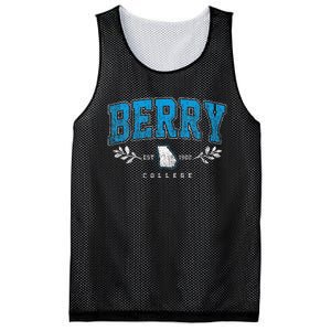 Berry Arch Retro College Athletic Sports Mesh Reversible Basketball Jersey Tank