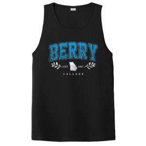 Berry Arch Retro College Athletic Sports PosiCharge Competitor Tank