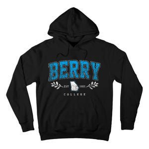 Berry Arch Retro College Athletic Sports Tall Hoodie