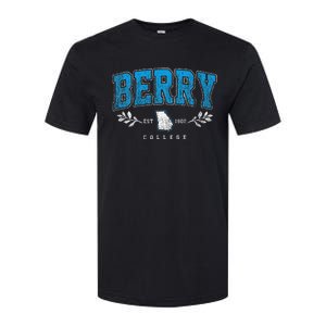 Berry Arch Retro College Athletic Sports Softstyle CVC T-Shirt