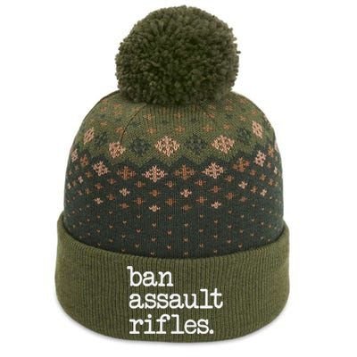 Ban Assault Rifles The Baniff Cuffed Pom Beanie