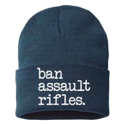 Ban Assault Rifles Sustainable Knit Beanie