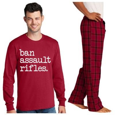 Ban Assault Rifles Long Sleeve Pajama Set