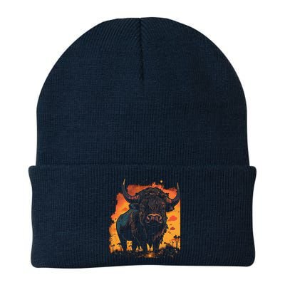 Buffalo Animal Retro Style Graphic Tees for Boy Beanie