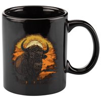 Bison Animal Retro Style Graphic Tee for Boy Girl 11oz C Handle Ceramic Mug