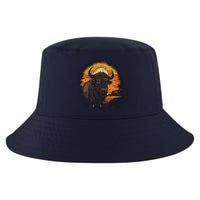 Bison Animal Retro Style Graphic Tee for Boy Girl Cool Comfort Performance Bucket Hat