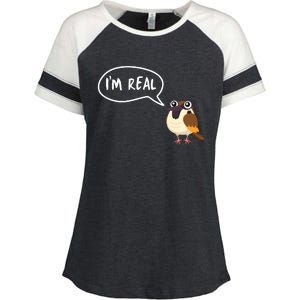 Birds Are Real Enza Ladies Jersey Colorblock Tee