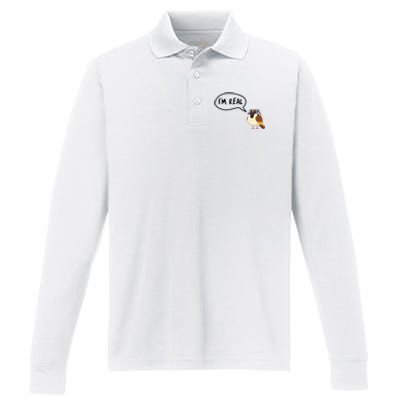 Birds Are Real Performance Long Sleeve Polo