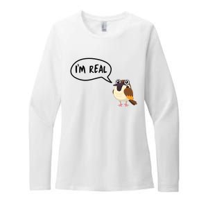 Birds Are Real Womens CVC Long Sleeve Shirt