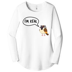 Birds Are Real Women's Perfect Tri Tunic Long Sleeve Shirt