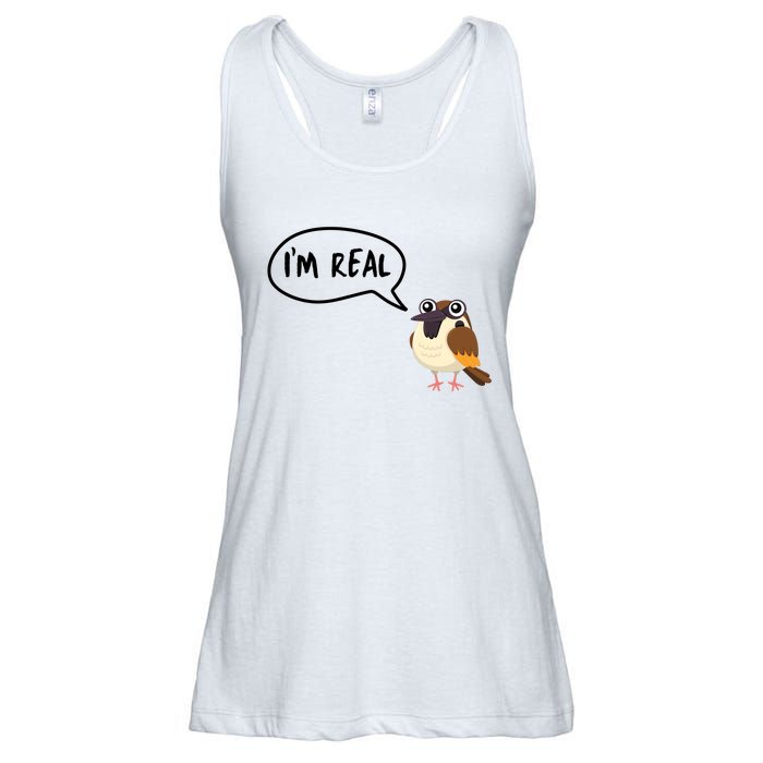 Birds Are Real Ladies Essential Flowy Tank