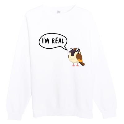 Birds Are Real Premium Crewneck Sweatshirt