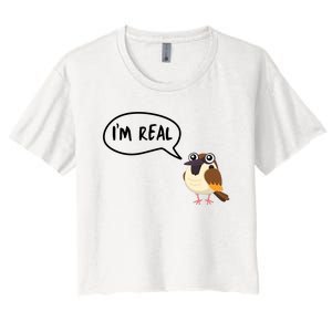 Birds Are Real Women's Crop Top Tee