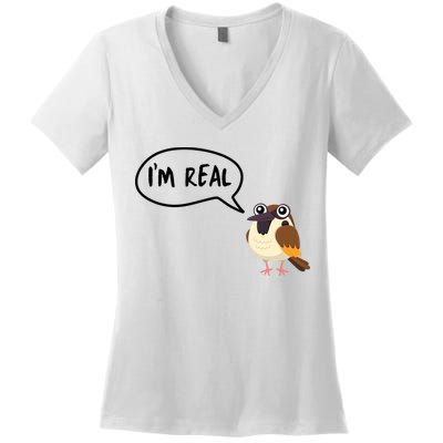 Birds Are Real Women's V-Neck T-Shirt
