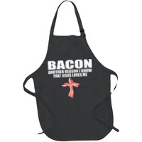 Bacon Another Reason I Know That Jesus Loves Me Funny Pork Apron