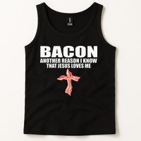 Bacon Another Reason I Know That Jesus Loves Me Funny Pork Tank Top