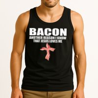 Bacon Another Reason I Know That Jesus Loves Me Funny Pork Tank Top