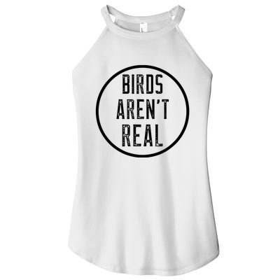 Birds Aren't Real Conspiracy Gen Z Design Women’s Perfect Tri Rocker Tank