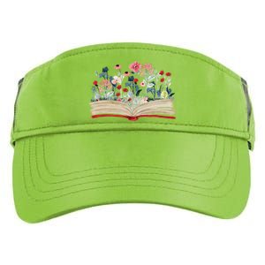 Bookworm Avid Reader Flowers Literature Meaningful Gift Book Reading Gift Adult Drive Performance Visor