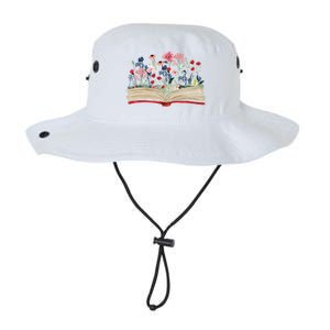 Bookworm Avid Reader Flowers Literature Meaningful Gift Book Reading Gift Legacy Cool Fit Booney Bucket Hat